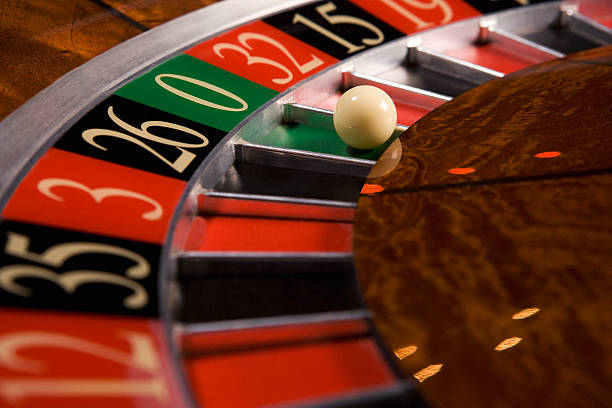 Live lottery draw broadcast studio with number display and live host